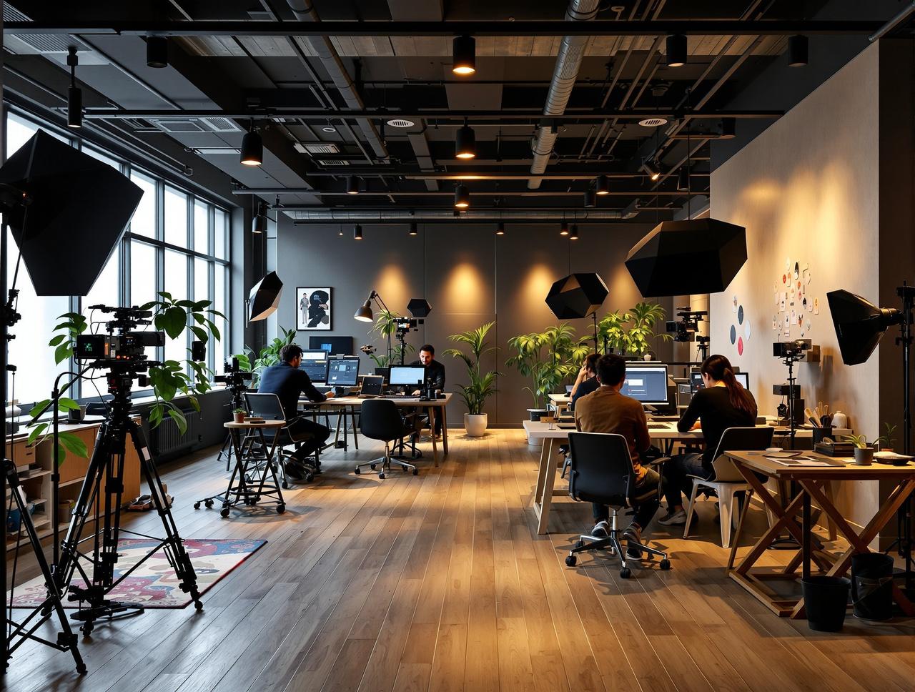 国产视频传媒公司办公环境